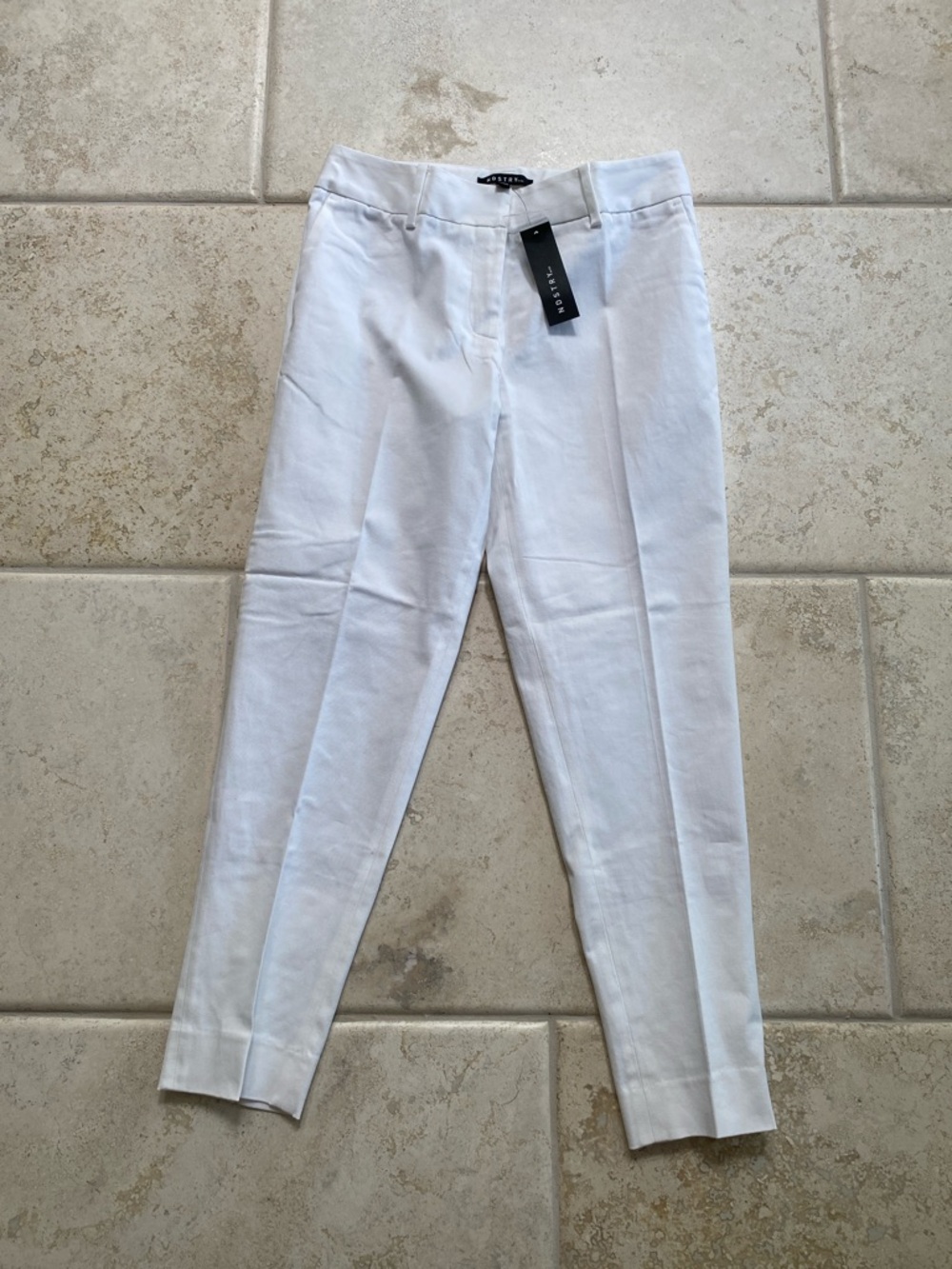NDSTRY by ICO Women’s White Slim Dress Pants  Tailored Fit Lined Size 6 Petite